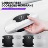 4pc Carbon Fiber Car Door Bowl Protection Sticker Door Handle Protection Film For RX330 IS250 ES300h UX GX470 LX570 LS430