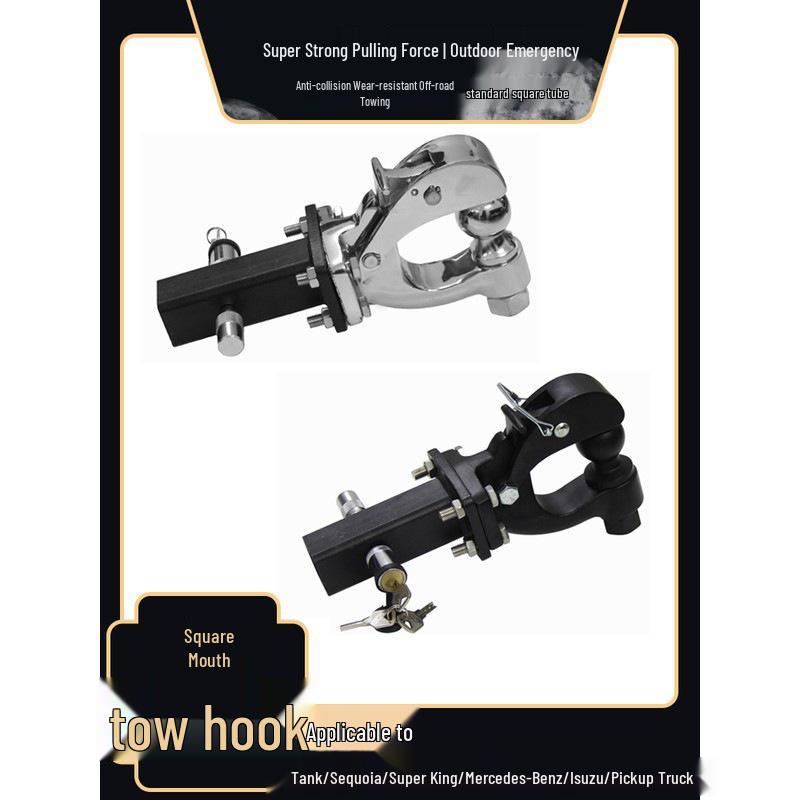 Compatible Tow Hook for GL350, GLS450, Rogue, Raptor, F150, Tundra, Sequoia Trailer Hitch