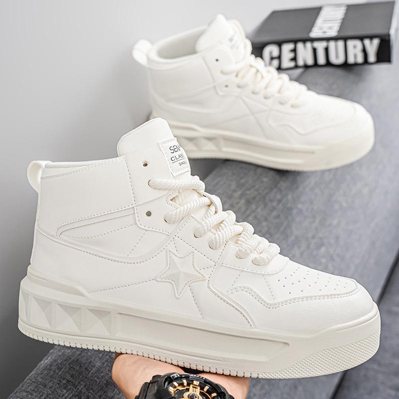 Youth Men Skateboard Shoes Platform High Top Sneakers Hot Sale Men Comfortable Casual Vulcanzied Shoes Man Leisure Shoes