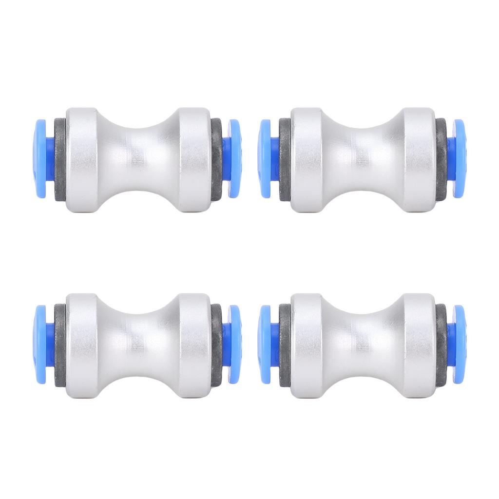 4Pcs 3D Printer Feed Pipe Connector Alloy PTFE Feed Tube Connector for P1P P1S X1 X1C X1E
