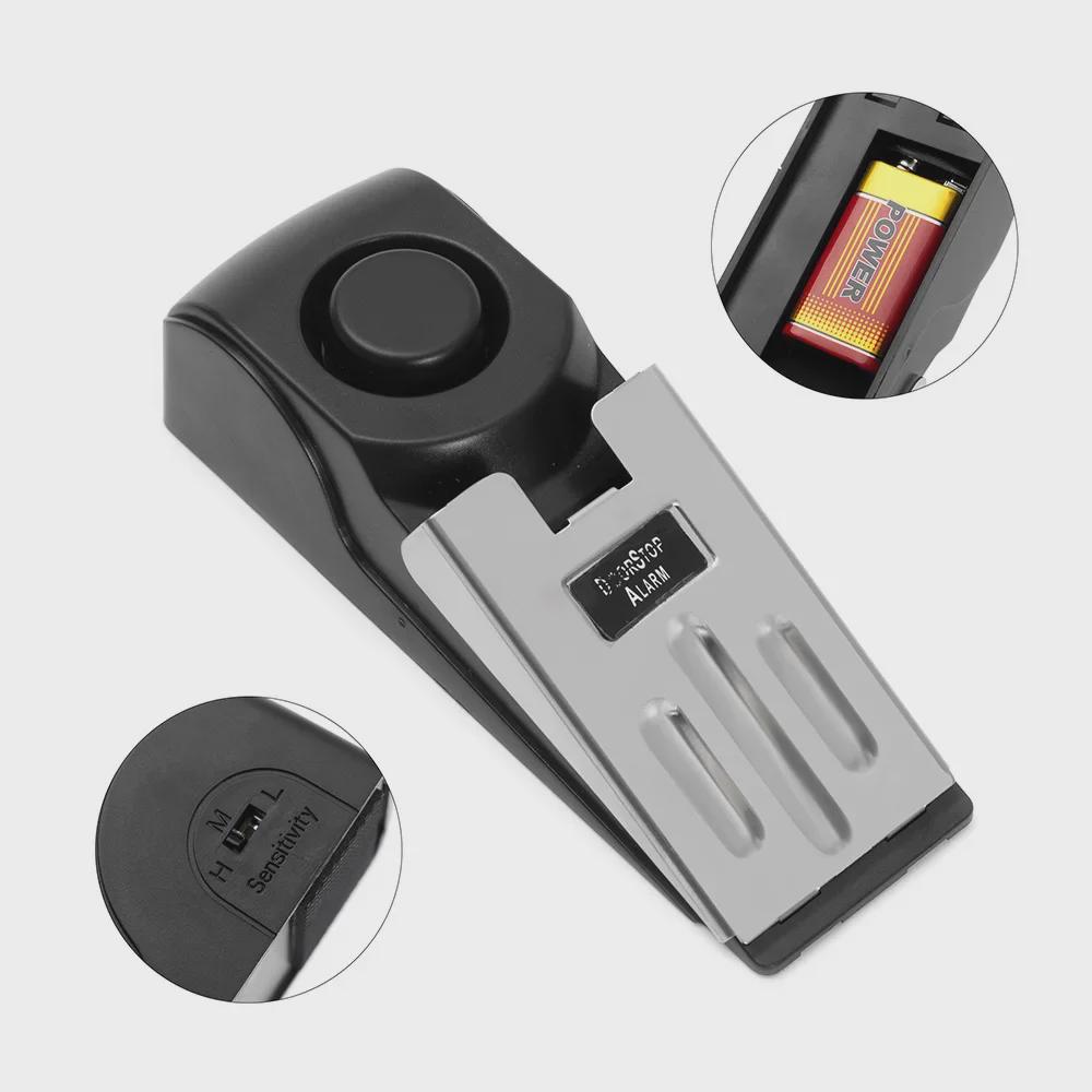 Smart Push-Type Door Blocker and Alarm for Home, Shop, Travel, and Security