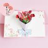 Up Mom Floral Bouquet Happy Mother's Day Invitation Card Greeting Cards Mothers Day Cards Postcard