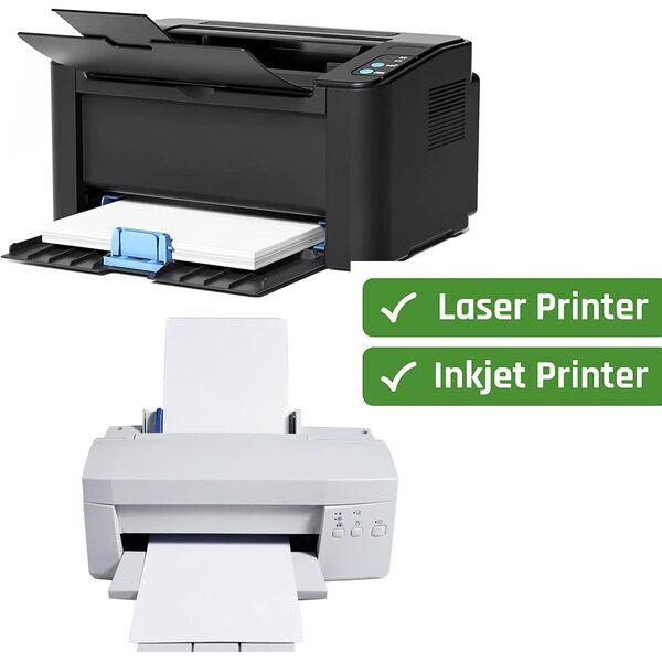 3-1/3" X 4" Shipping Address Labels 300 Label Stickers Paper for Laser/Inkjet Printer 6 Pe