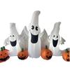 3M Halloween Inflatable Ghost with Pumpkin Outdoor LED Light Decor for Lawn Party