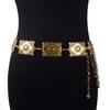 Dress Waist Chain Metallic Ethnic Chain Belt Body Chain Waist Jewellery Party Accessories Carved Waist Belt Body Jewelry