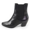 Excellent CELINE short boots Jacno side-gore leather Chelsea boots 37 327653002C Used