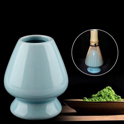 1 szt. Matcha Trzepaczka Stojak Ceramiczny Uchwyt do Bambusa Matcha Chasen na Akcesoria do Zestawu Herbaty