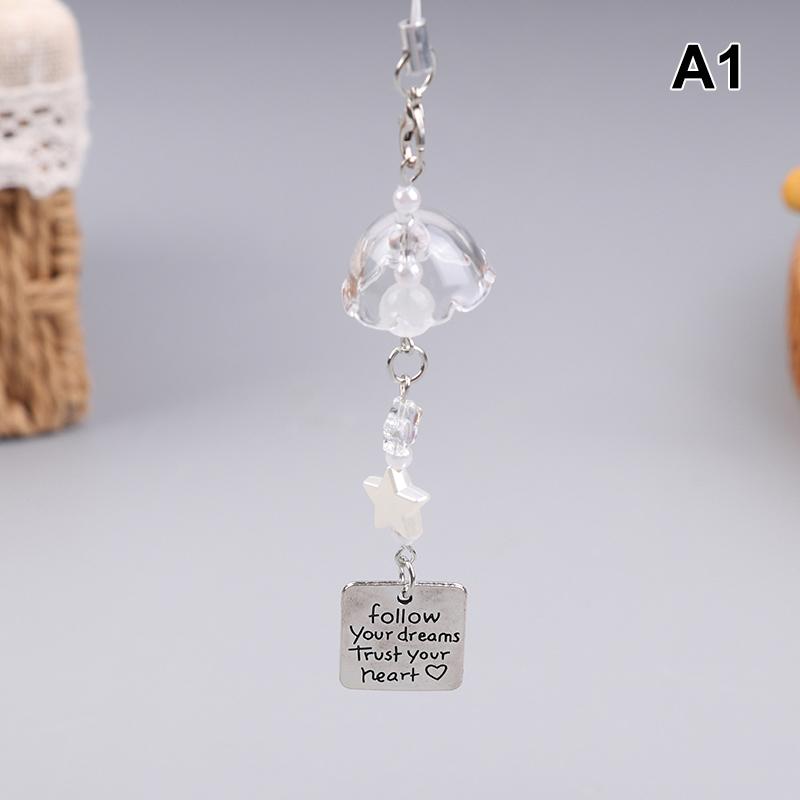 Cute Wind Chime Pendant Keyring Phone Lanyard Decorative Accessories Home Decorations Bag Camera Keychain Wind Chime Pendant