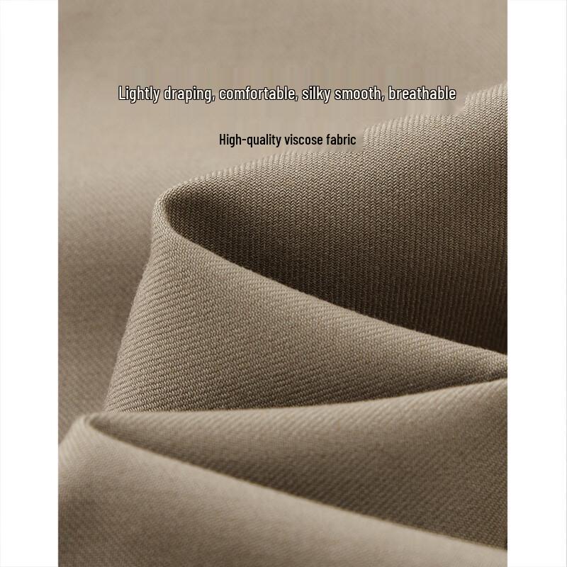 Demana Women's Maillard Style Waist-Cinching Shirt Dress