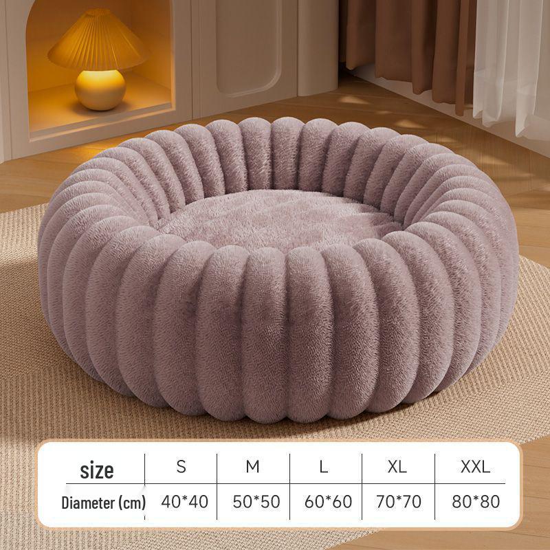 Cozy Winter Cat Nest: Warm Multi-Nest Bed for Kittens & Families