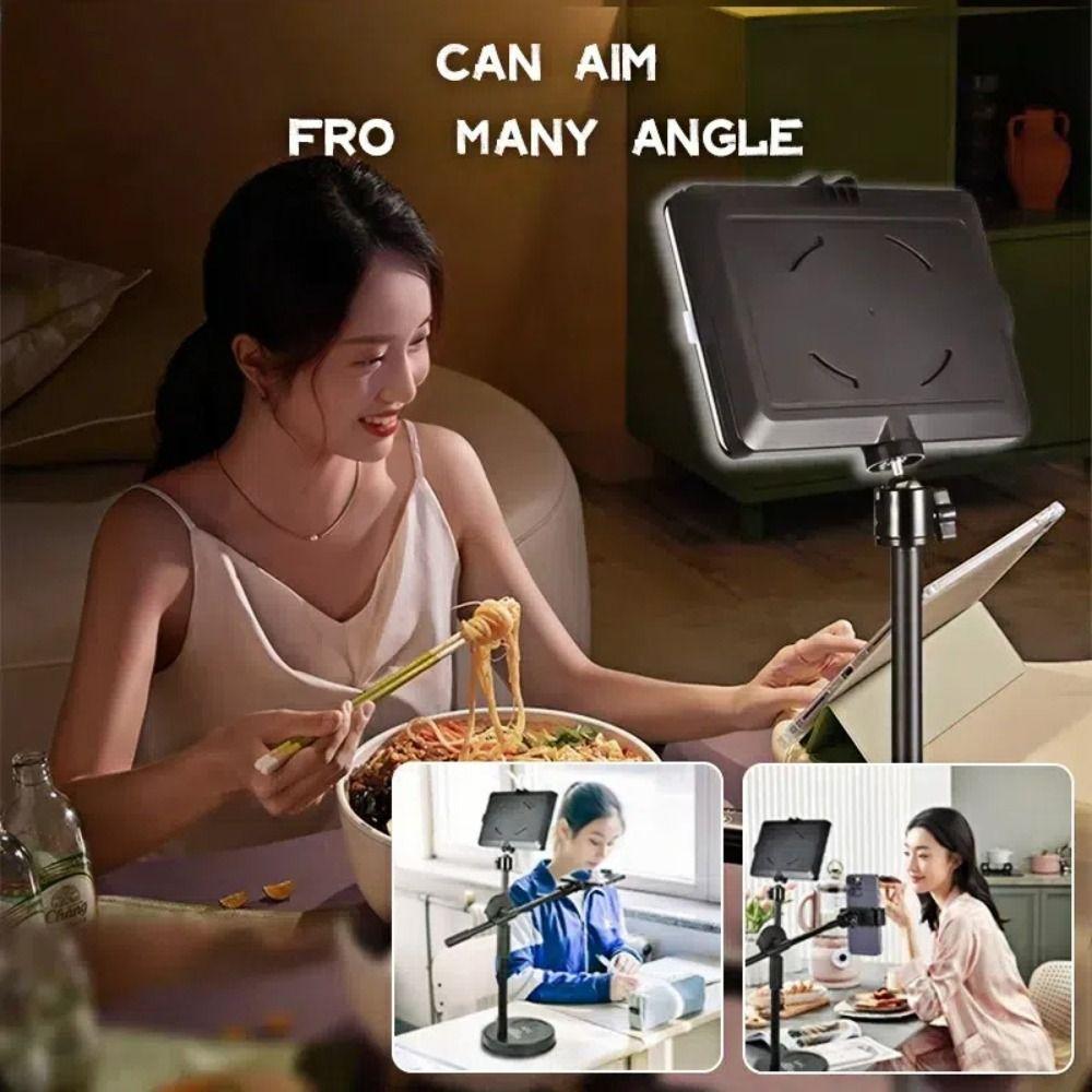 Rechargeable Mobile Phone Fill Light Dimmable Light Overhead Live Streaming Light  Photography