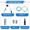 Air Diesel Parking Heater Part Kit for D2 D4 D4S Bunk Parking Heater Glow Plug Repair Kit 12V