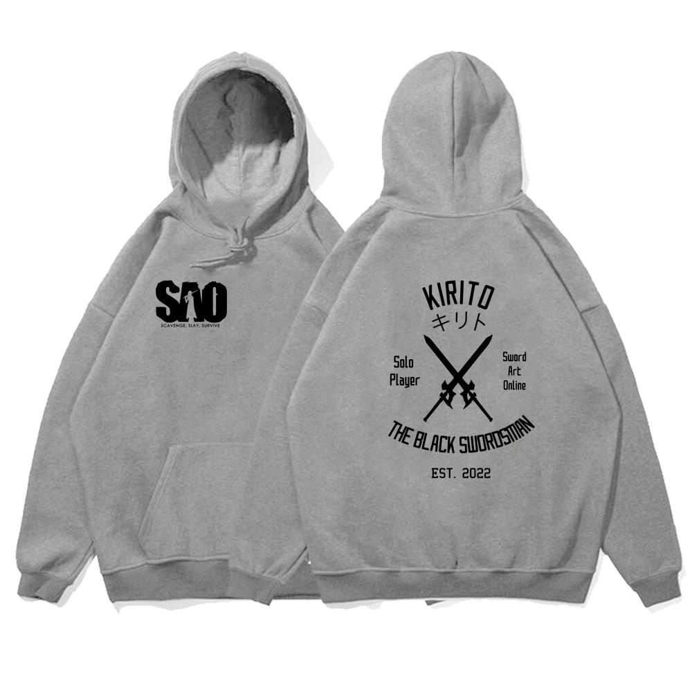 Japanese Animation Sword Art Online New Men's Hoodie Sweatshirt Men Womnen Fashion Design Pullover Men's Fleece Hoodies
