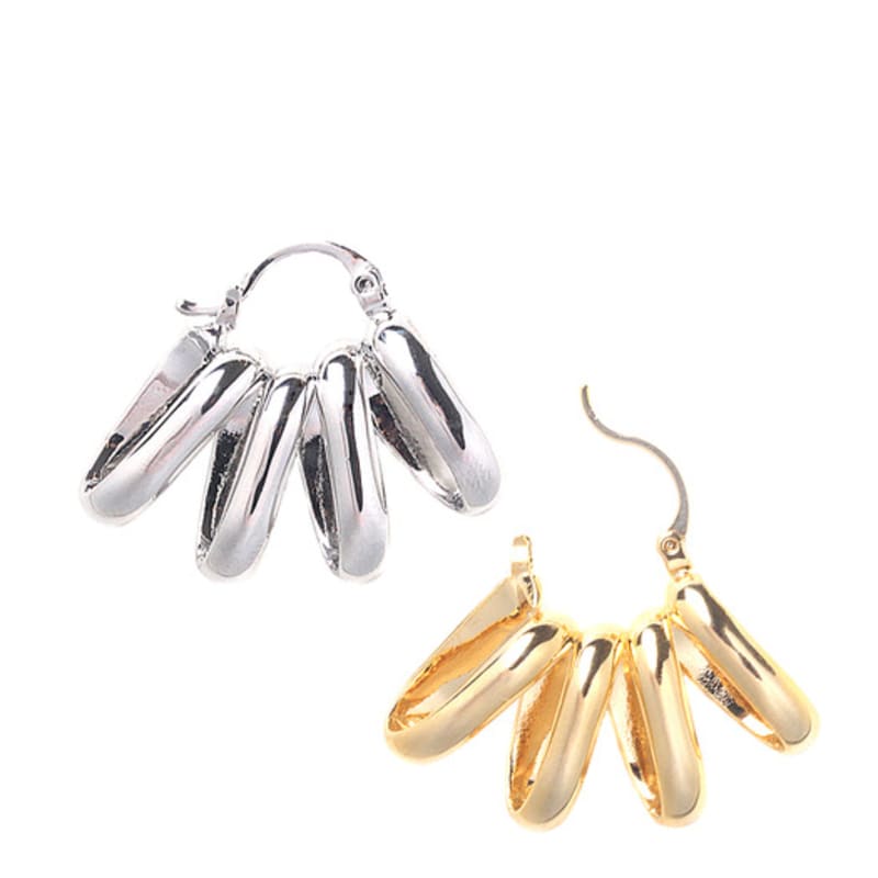 

glammuse 4ring earring silver