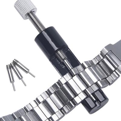 Metall-Uhrarmband Gliederverstellung Schlitzarmband Armbandkette Mit Ersatzstiften Entferner Einstellwerkzeug Reparaturwerkzeugsatz Für