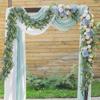 220Cm Artificial Garland Eucalyptus Hanging Plants Leaves Home Decor Fake Plants Vine Berries Garland Flower Wedding Party Decor