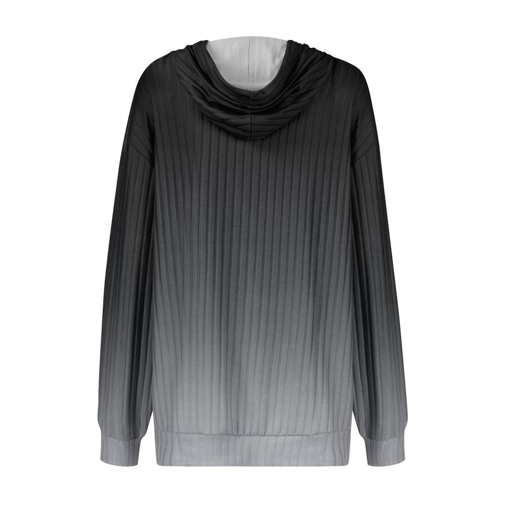 Mikiny pro ženy Trendy topy Ležérní Podzimní Móda Mikina s dlouhým rukávem S kapsami Svetr Lehký
