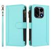 Card Wallet Phone Cover For OnePlus 15 13S 13R 13T Turbo 6V Ace 6 6T Nord CE 5 4 Lite Leather Case Wrist Strap Crossbody Shell