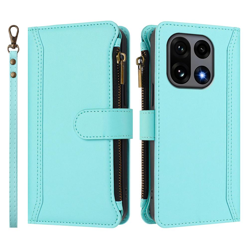 Card Wallet Phone Cover For OnePlus 15 13S 13R 13T Turbo 6V Ace 6 6T Nord CE 5 4 Lite Leather Case Wrist Strap Crossbody Shell