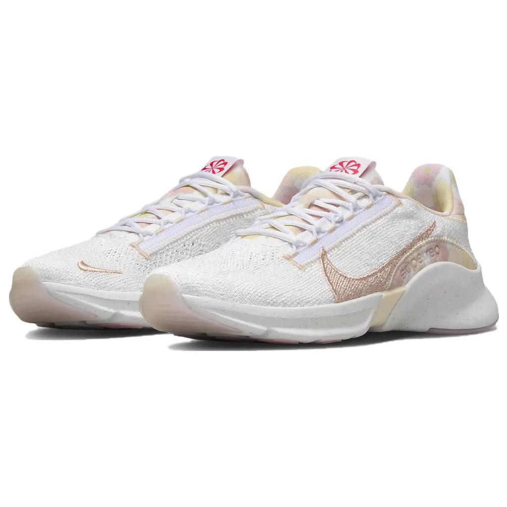 Nike SuperRep Go 3 Next Nature Flyknit Premium 'White Red Stardust' Women's (Unisex) Training Shoes FN6585 100