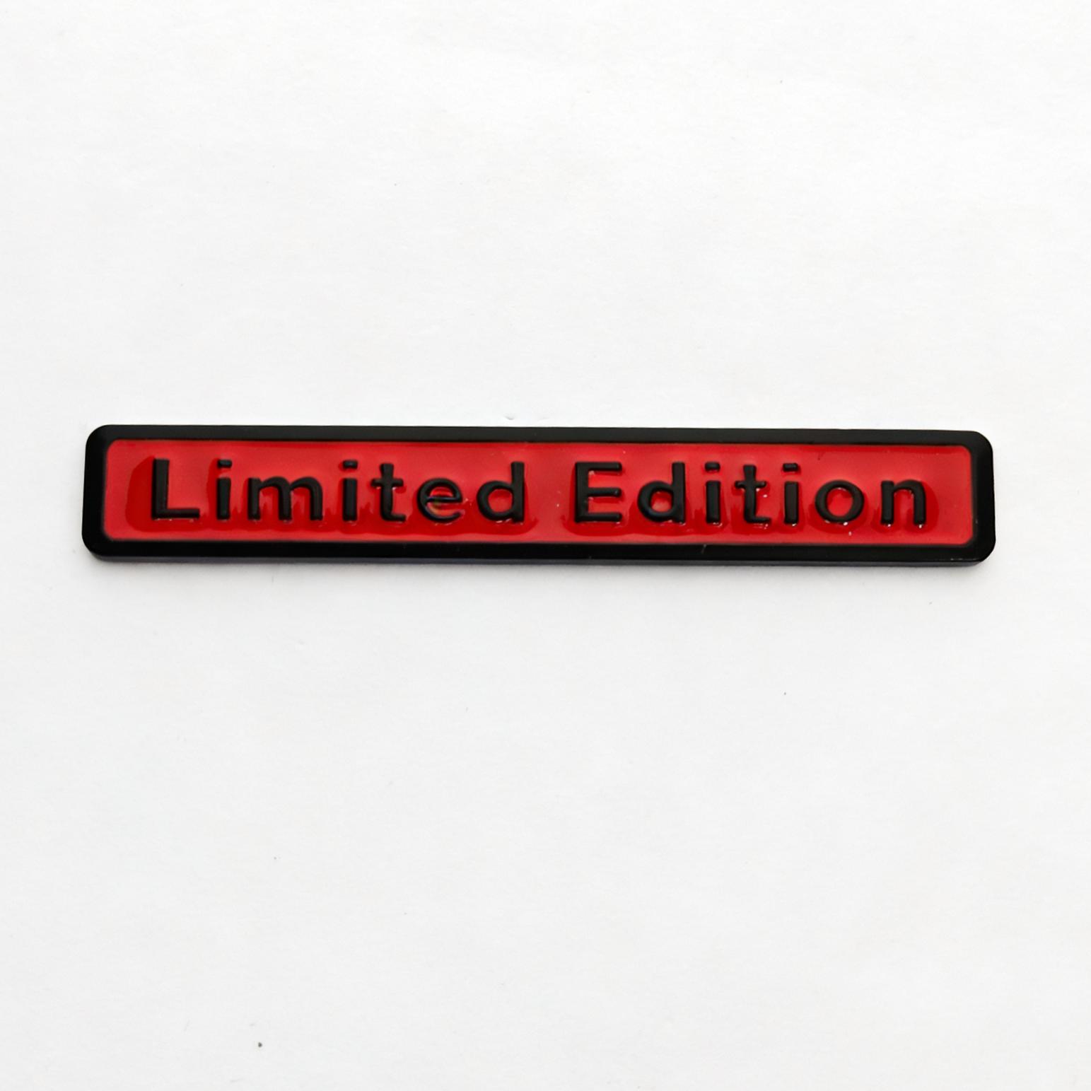 

Universal Metal Car Stickers Limited Edition Emblem for Car Door Trunk Leaf Board Interior Modification Accessories 6.5X1cm чорний
