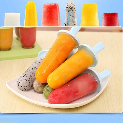 Dondurma Kalıbı Kendin Yap Buz Pop Kalıpları Çubuklu Yeniden Kullanılabilir Plastik Buz Pop Küpü Yapıcı Çocuklar İçin Popsicle Kalıbı Mutfak Dondurma Aletleri