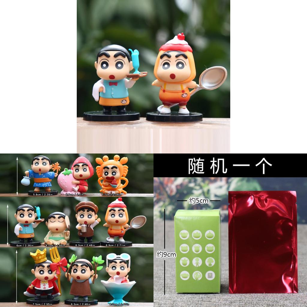 Crayon Shin Chan PVC-Sammelfiguren-Set für Kinder und Sammler