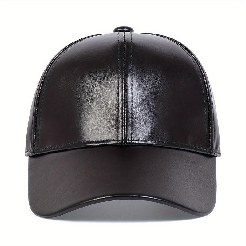 Children Pu Leather Baseball Hat Boys and Girls Winter Windproof Hats Fashion Sports Casual Cap Hip Hop Caps