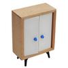 1:12 Scale Miniature Wooden Doll House Bedroom Furniture Model Figurine For Realistic Scene Setting Display Decoration