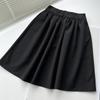 2024 Autumn/Winter Low Waist Black Slim Silhouette Tutu Skirt for Women
