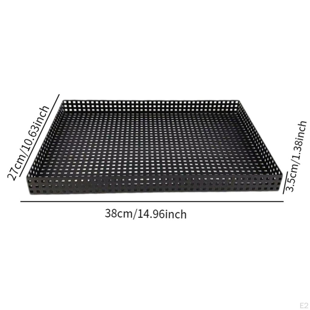 Container for Snacks, Desktop Organizer Tray, Rectangle Design Jewelry Holder Events and