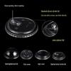 ZISIZ PET Disposable Cold Drink & Coffee Cups with Lids