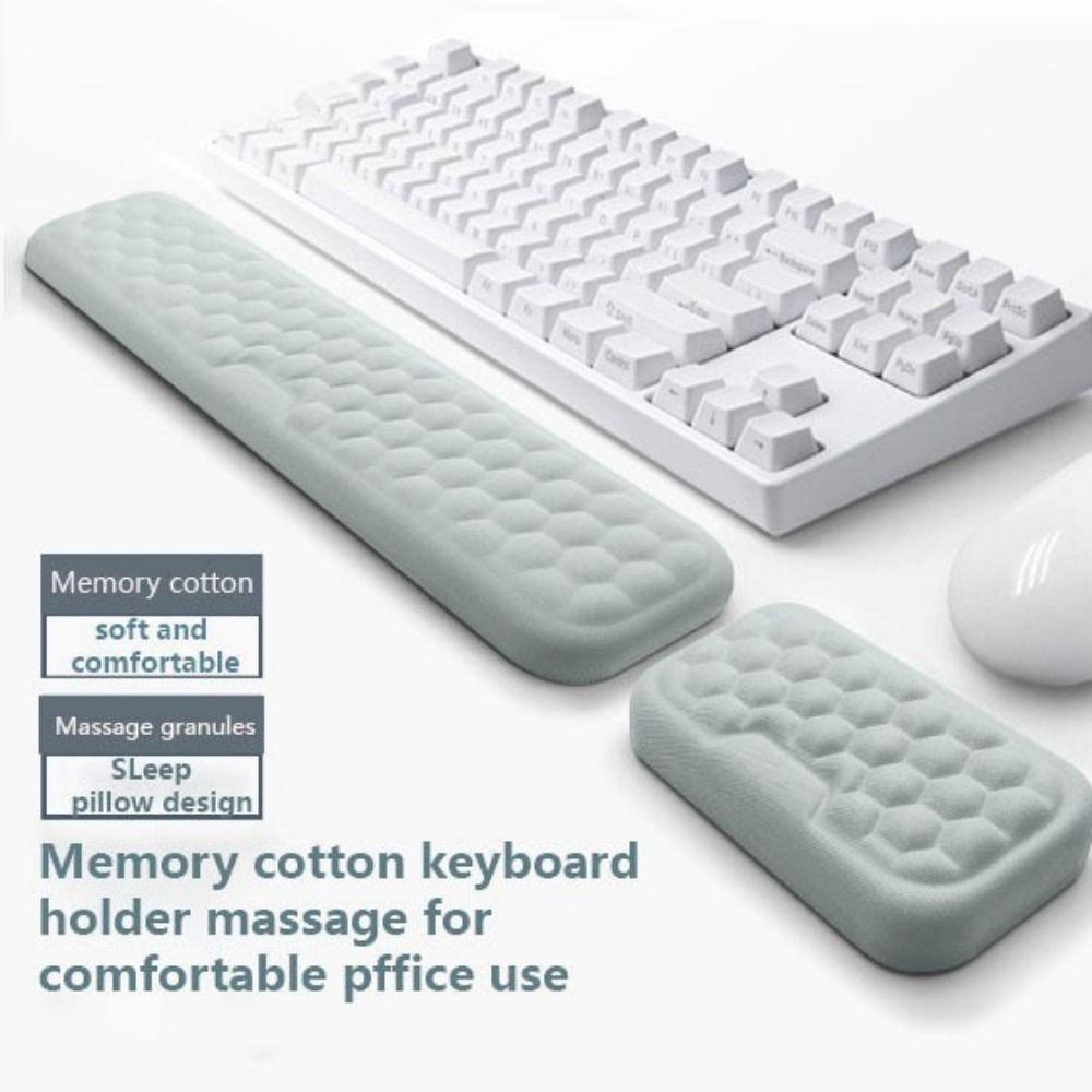 2Pcs/Set Wrist Rest Mouse Wrist Support Pad Creative Keyboard Hand Cushion  Computer Accessories