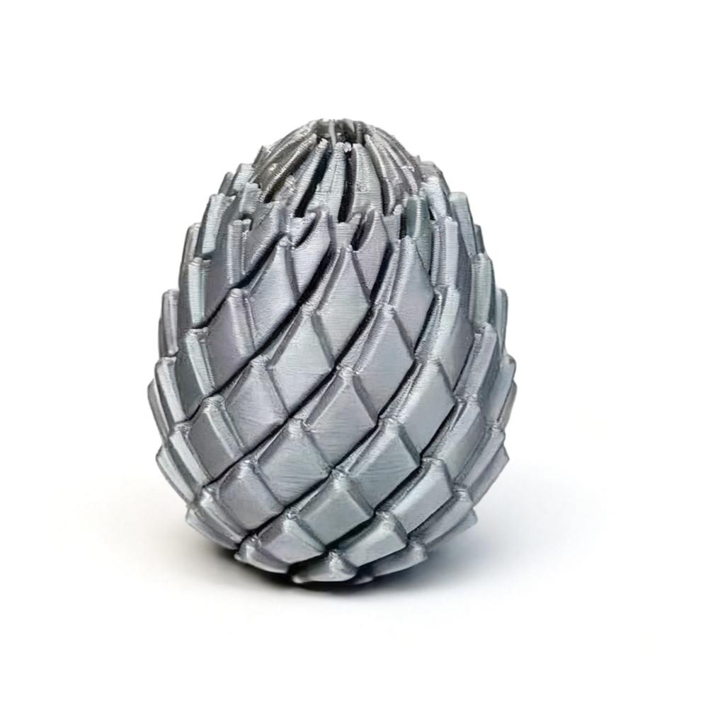 3D Baskı Ejderha Yumurtası Stres Giderici Model, Deforme Olabilen Bükülebilir Yumurta, Yaratıcı Stres Giderici Gadget Masa Süsü