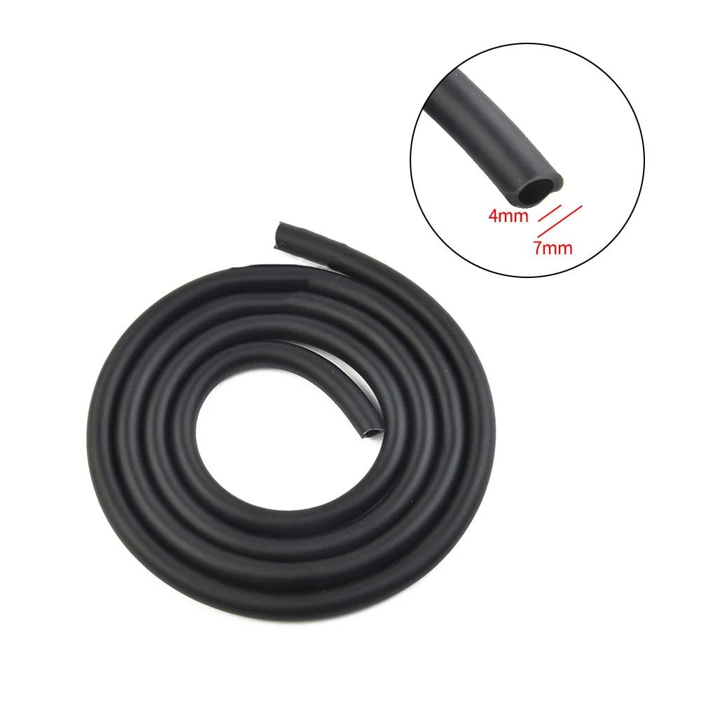 1 Meter Black Fuel Line Hose 4mm ID 7mm OD Fuel Gas Line Pipe Hose String Tube Petrol Line For Gasoline Diesel Car Parts