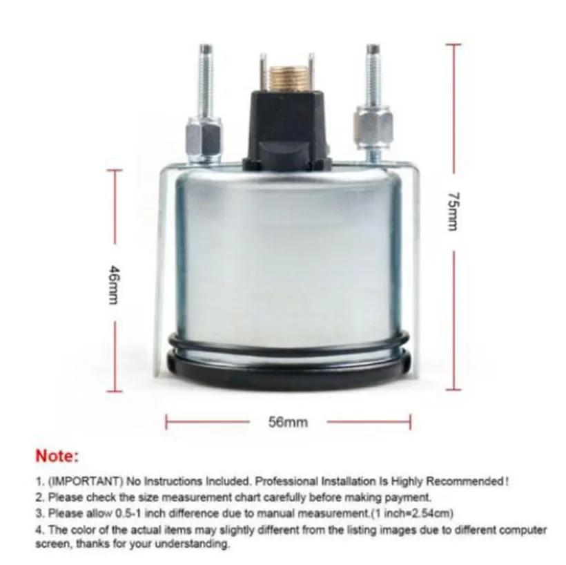 Ceas Mecanic cu Ac Indicator pentru Temperatura Apei 2" 52mm 40-130℃/110-265℉ Senzor 1/2NPT