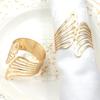1-24PCS Luxury Hotel Angel Wing Napkin Rings Metal Napkin Holders for Fine Dining and Elegant Table Settings