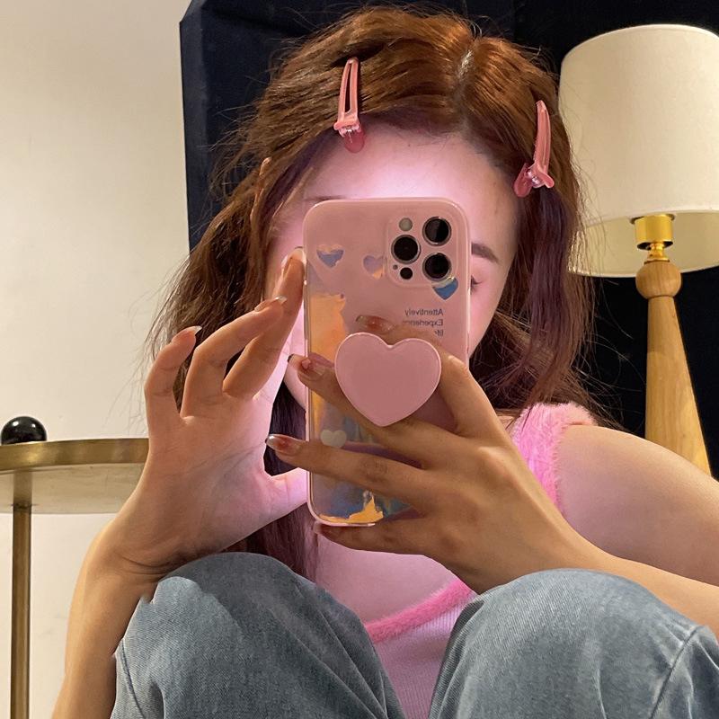 5Pcs Frosted Duckbill Clip Colorful Fix Hair Hairpins Fashion Bangs Clip Hairdressing Hairpins Barrettes Headwear Accessories