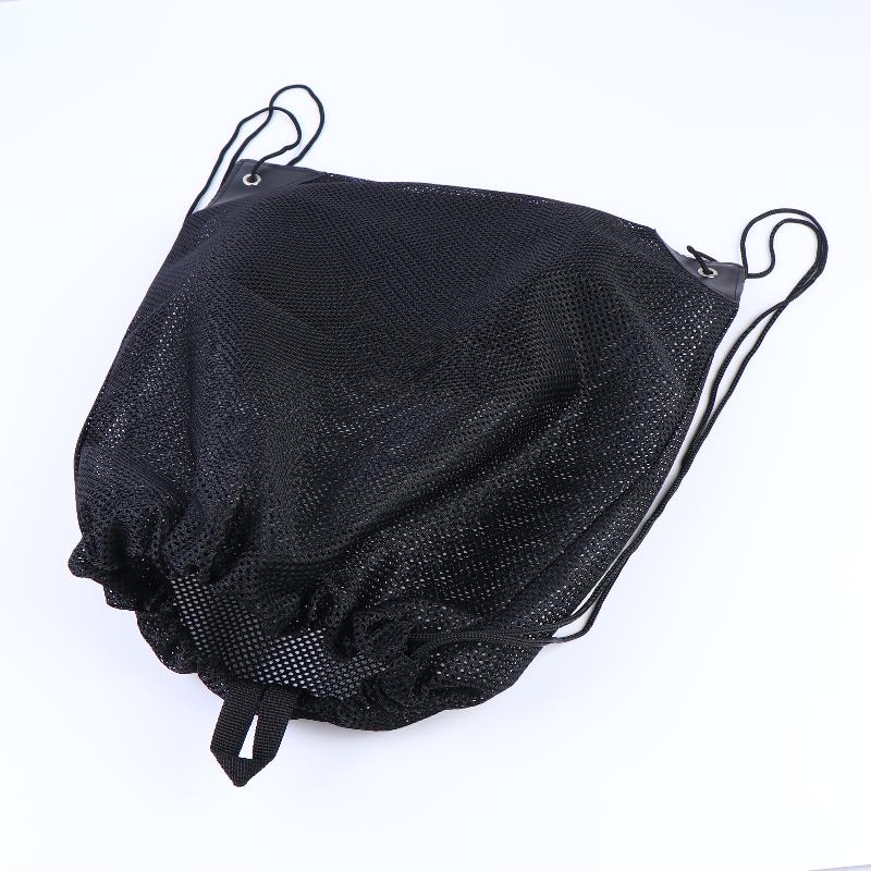 Mesh Drawstring Backpack Bag Breathable Grocery Fruit Storage Sack Multifunction Foldable Ventilated Net Pouch For Sports Gym