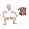 17 Inches Unfinished Newborn Baby Toy Real Looking for Doll Accessories Unpainted for Doll Parts Vinyl for Doll Pleasant