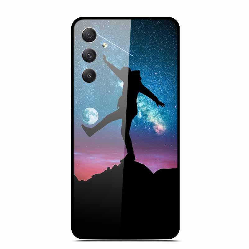 Samsung A35 5G Tempered Glass Phone Case - Personalized Colorful Design