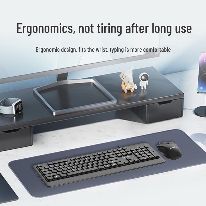 Lenovo KM200 Pro Wired Keyboard Mouse Combo