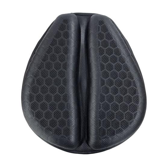 Motorcycle Gel Seat Cushion, Universal Electric Scooter Comfort Pad, Waterproof UV Protection Shock Absorbing Seat Cover for Delivery Bike