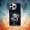 Custodia per Telefono I-Iron M-Rock M-Maiden Colore Guscio Argentato Per IPhone 17 16 15 14 13 12 11 Pro Max Plus