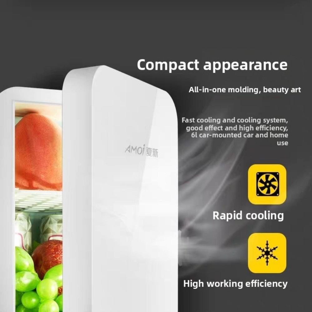 Household Mini Fridge Single Door Car Freezer Portable Mini Cooler Box  Beauty Food Refrigerator