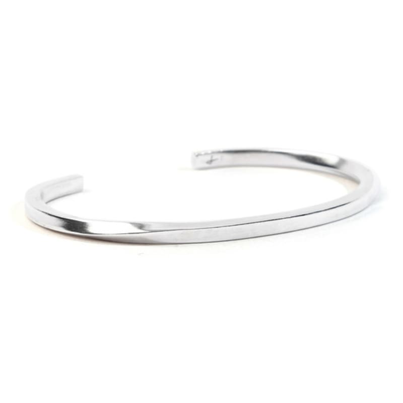 SEWNSWEN SILVER TWIST BANGLE