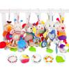 Soft Stuffed Animal Baby Rattles Hand Grip Shaker Toy With Crinkle Squeaky Sensory Features Travel Accessory For Toddlers