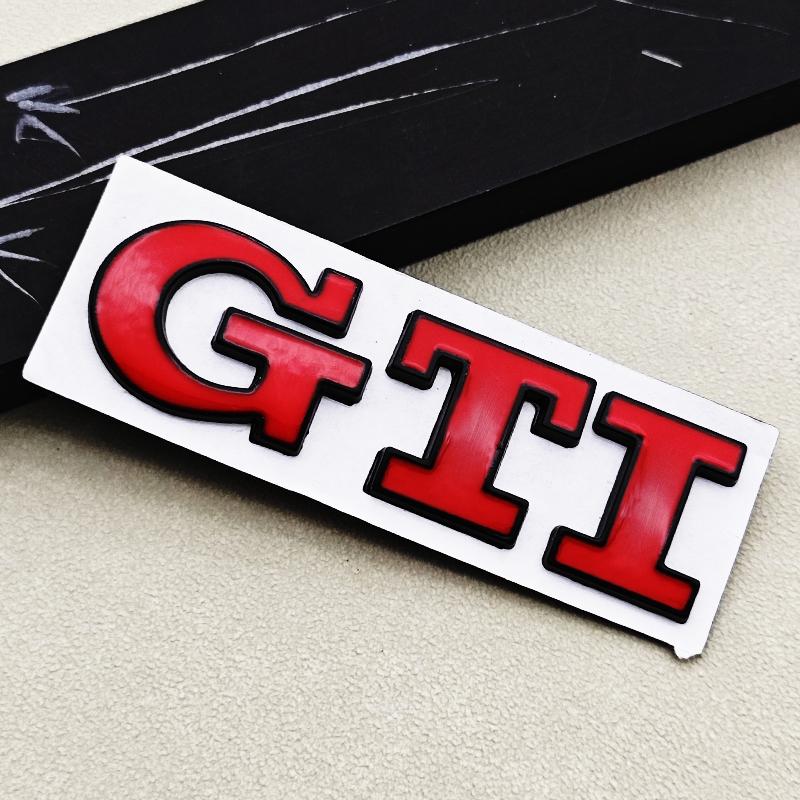 Pro VW VOLKSWAGEN 2026 Nové 3D kovové logo Znak GTI Písmena Odznak na zadní kufr auta Pro Volkswagen VW Golf 4 5 6 7 7.5 MK4 MK5 MK6