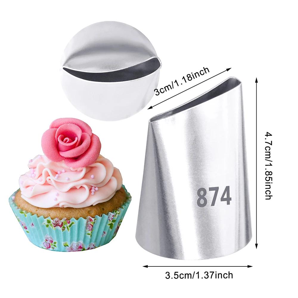 

Promotion Multi-size Rose Petals Icing Piping Nozzles Cake Decorating Pastry Tip Sets Fondant Cake Tools