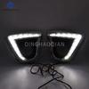 1 Pair 12V Led Car Drl Daytime Running Lights with Fog Lamp Hole for Mazda Cx-5 Cx5 Cx 5 2012 2013 2014 2015 2016 Fog Lights